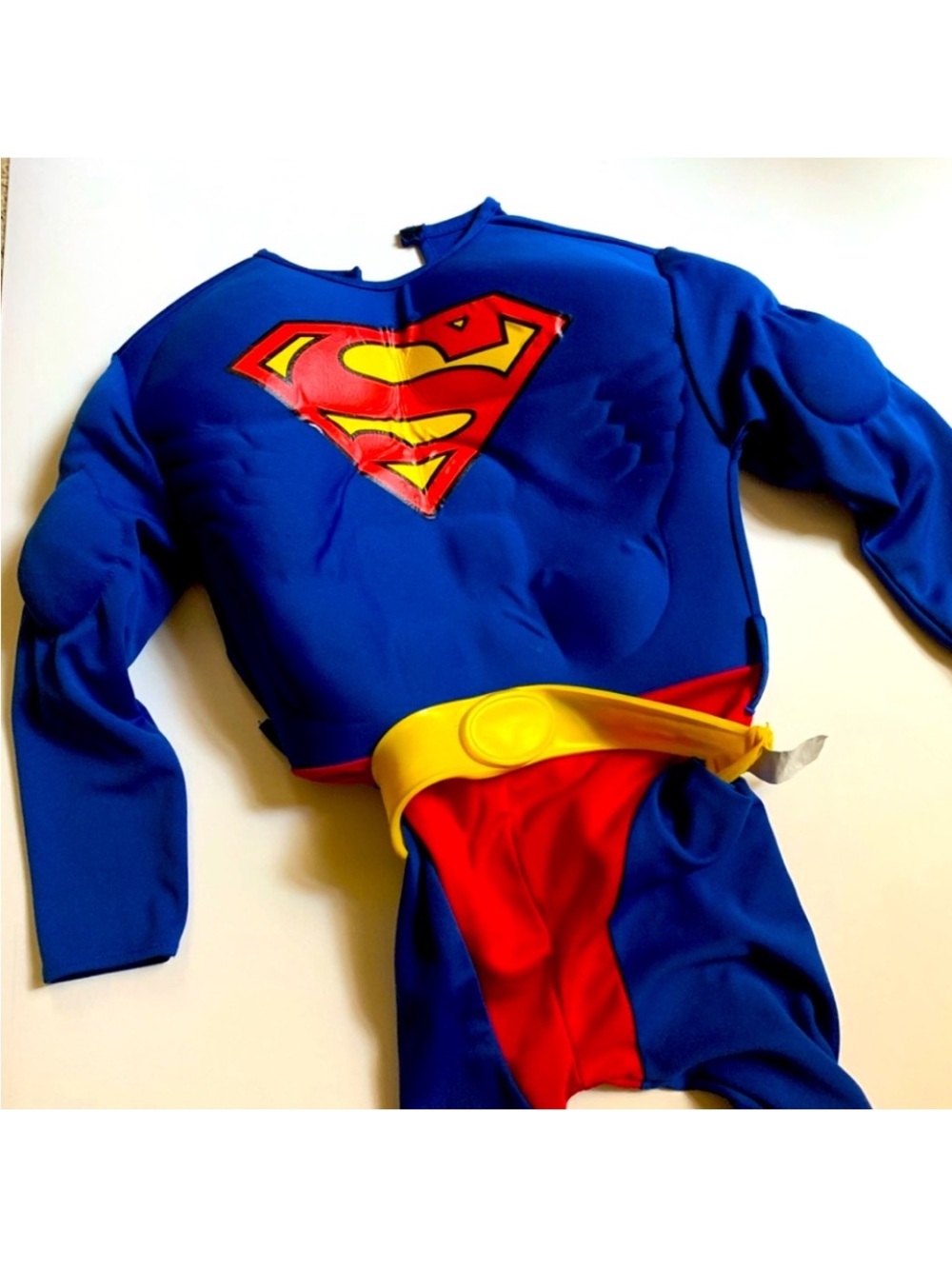 SUPERMAN NO CAPE Halloween Costume Big Kids Size Medium